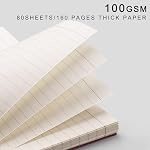 EMSHOI 3 Pack Spiral Notebook College Ruled, 480 Pages B5 Large Composition Notebook, 100GSM Thick Paper, Plastic Hardcover Lined Journals for Women Men Work School Writing, 7.48" x 10.15"