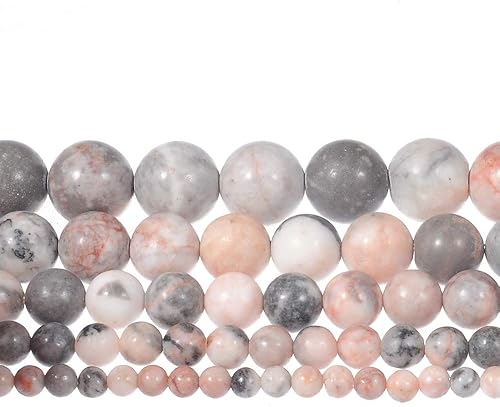 Miniatura 8 de Cuentas de opalita blancas de 0394in para hacer joyas cuentas de opalescencia redondas de piedra de opalita para pulsera cuentas de opalita