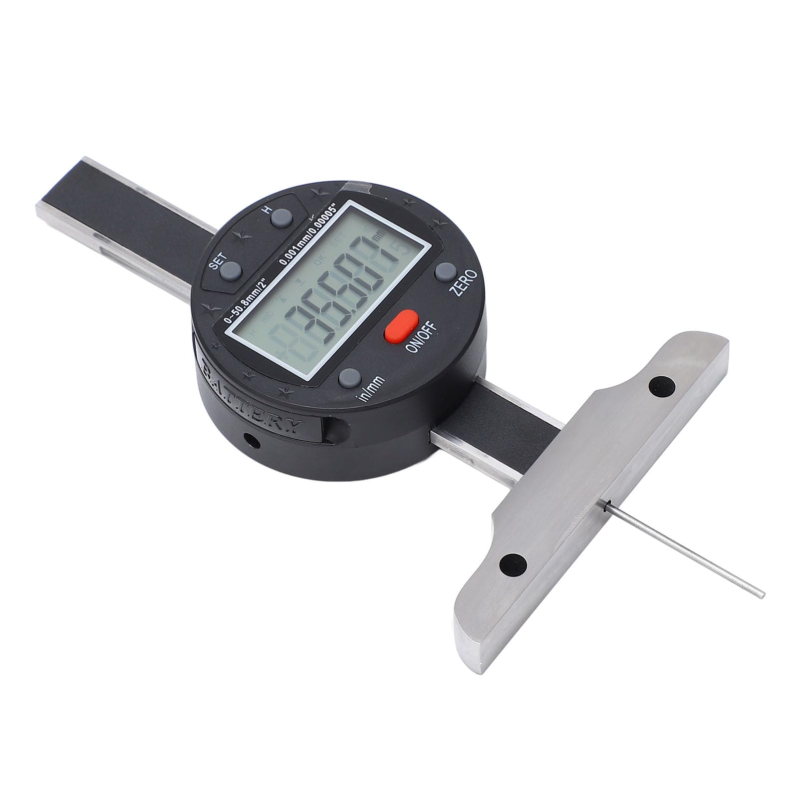 Scartamento elettronico ad alta precisione display digitale mm in unità misuratore di profondità sottile USB 0-50,8 mm Range Versatile Strumento per misurazioni di precisione in