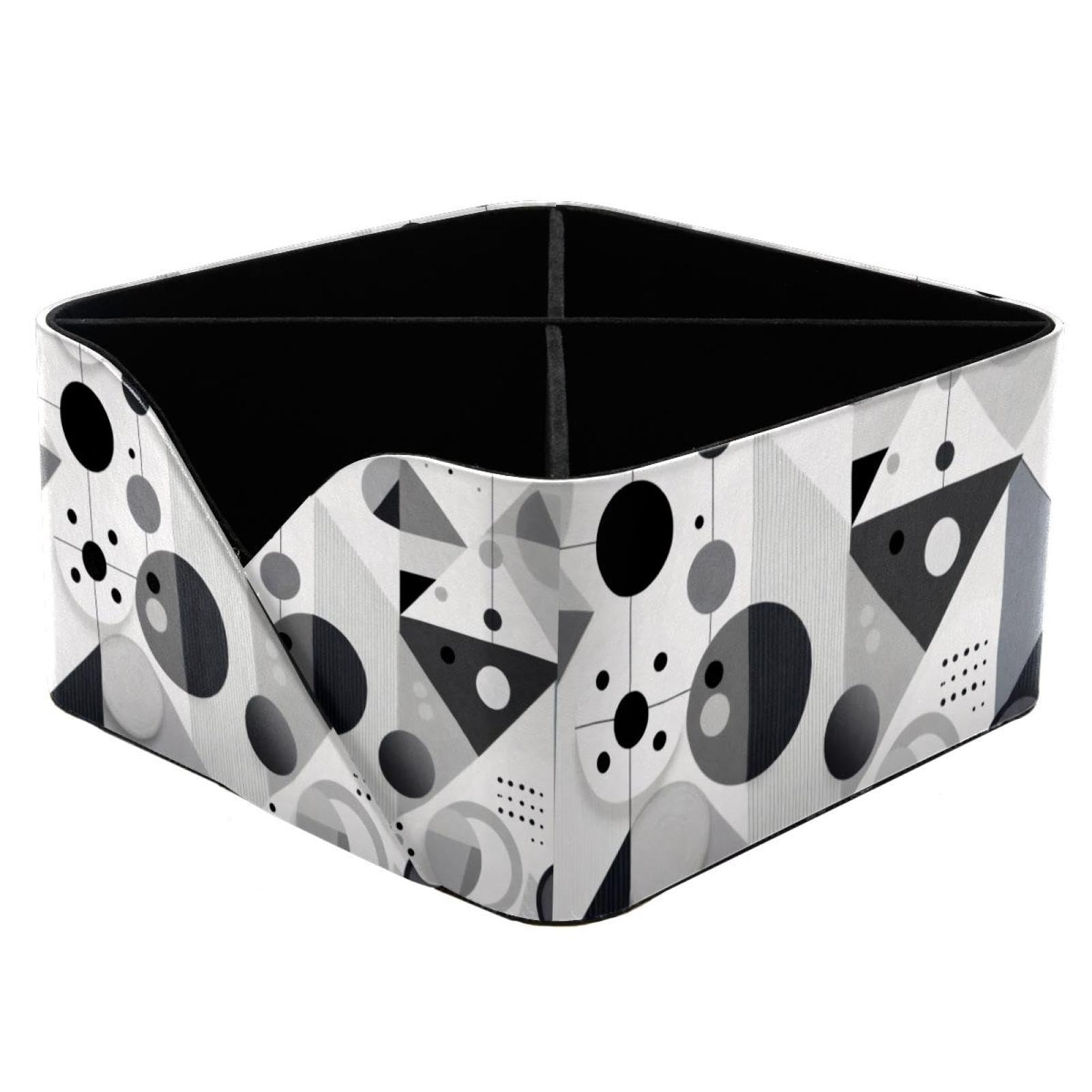 Motif géométrique abstrait gris pour un bureau toujours propre