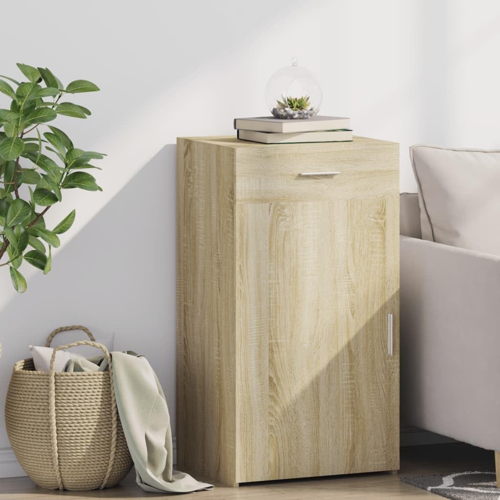vidaXL Aparador de Madera de ingeniería Roble Sonoma 50x42,5x93 cm