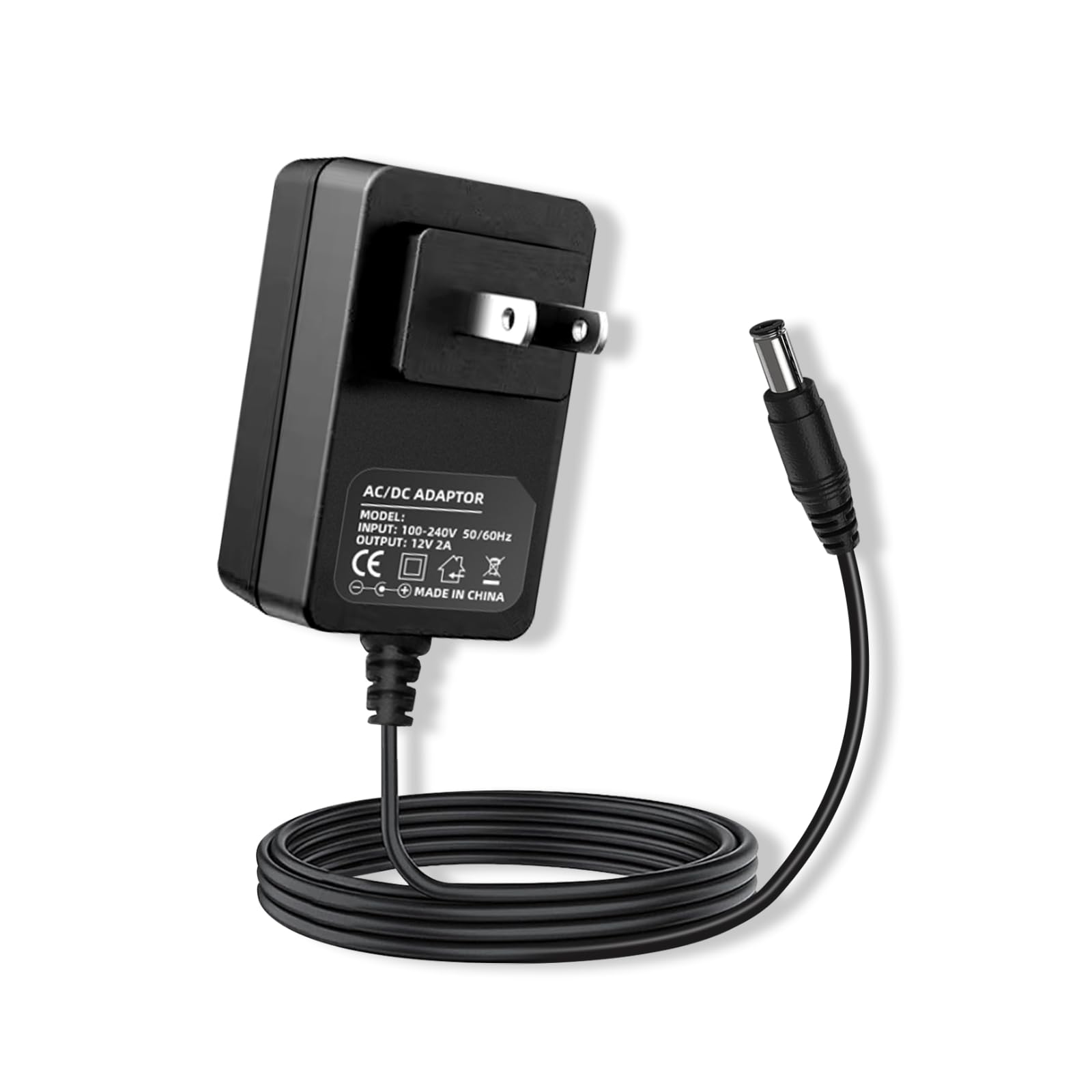 Photo 1 of 12V 2A Makeup Mirror Power Adapter for Hansong DC11715 / DC117-15,COOLJEEN,Fenchilin Hollywood Vanity Makeup Mirror (15/18 LED),Dripex LED Lighted Makeup Mirror Charger Power Cord