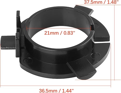 Miniatura 4 de X AUTOHAUX H7 LED faro adaptador bombilla retenedor titular para Hyundai nuevo Santafe Grieg 2 unids