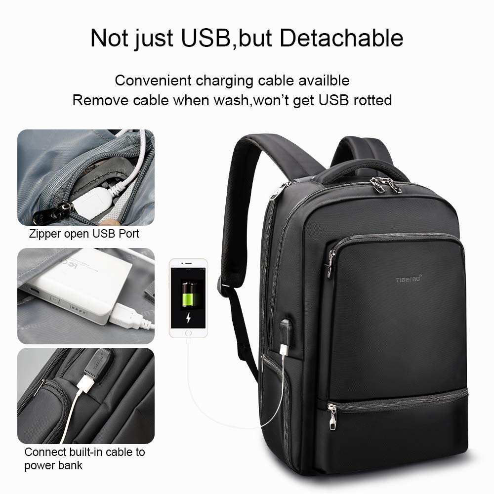 backpack men's laptop Amazon.com: Business Backpack for Men 17 Inch,Slim & Expandable Waterproof  Travel Laptop Backpack with USB Charger Port,Anti-Theft Lightweight Large  Work Computer Bag,College Laptop Backpacks Gifts for Men Women : Electronics