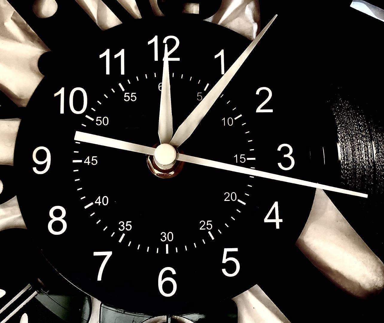 Amazon.co.jp: ビニールレコード壁掛け時計 12インチ ジャック