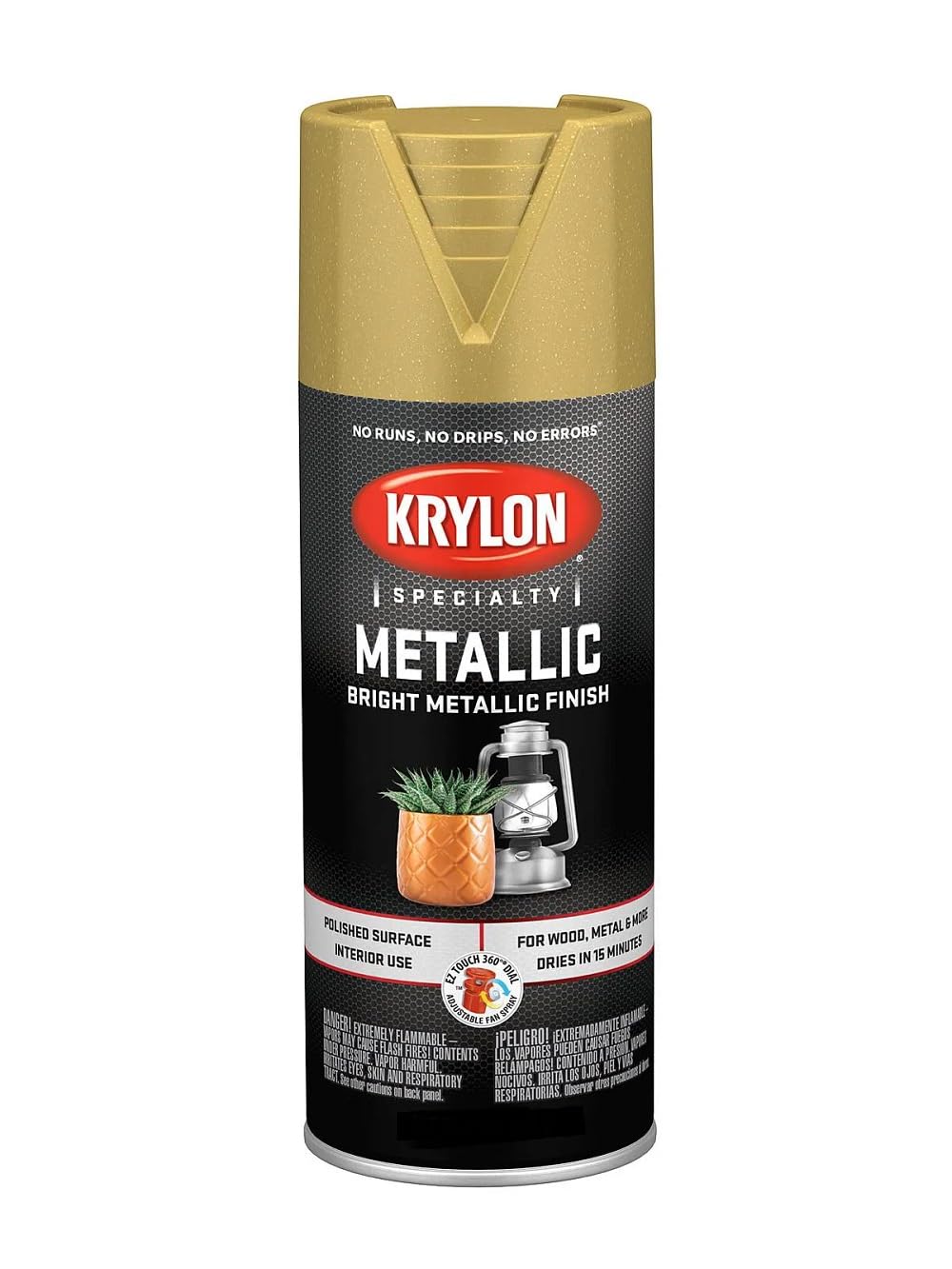 Krylon 1708 Metallic Paints, Brass - Spray Paints - Amazon.com
