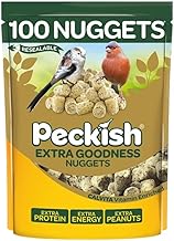 Peckish Extra Goodness Suet Nuggets, High in Energy, with Calvita Vitamin Enrichment (100 Nuggets)