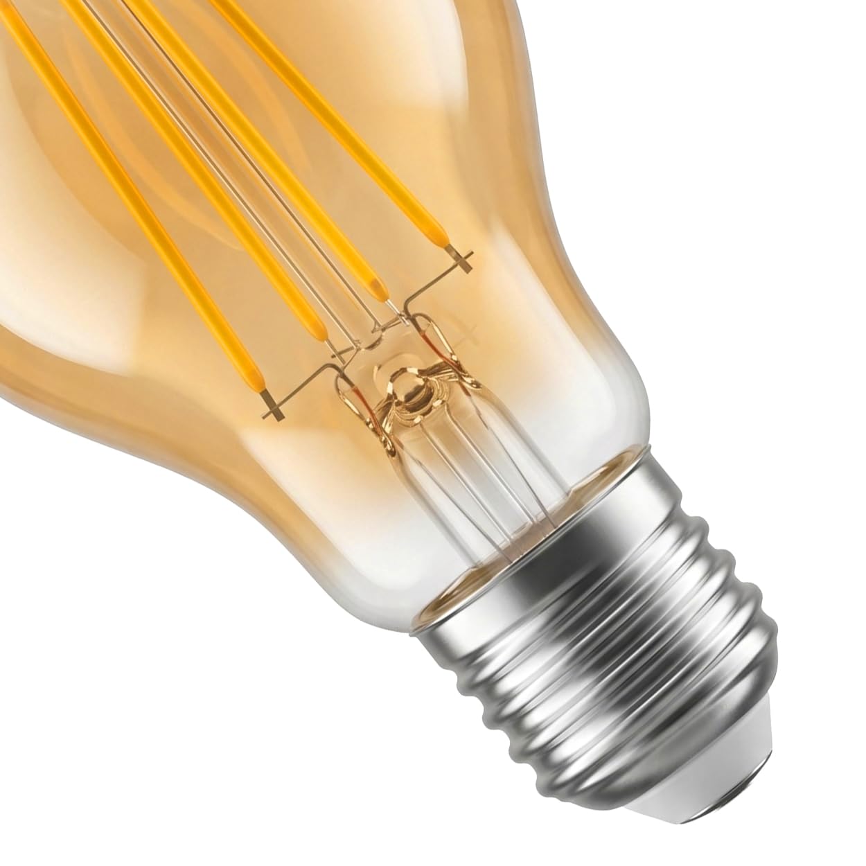 HOFSTEIN E27 LED Warmweiss Glühbirne E27 Vintage Leuchtmittel 10er Set 7 Watt 2200 Kelvin 630 Lumen A60 Für Dekorative Beleuchtung Im Retro Design