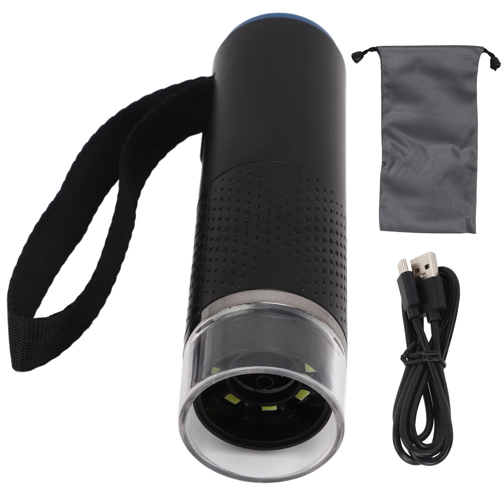 Acouto Digitalmikroskop 50x-1000x Vergrößerung HD Tragbares Handheld -Taschenmikroskop mit LED -Weißabstandsmuster Leicht Vergrößerung 1000x Definition Hohe Mikroskope (Black)