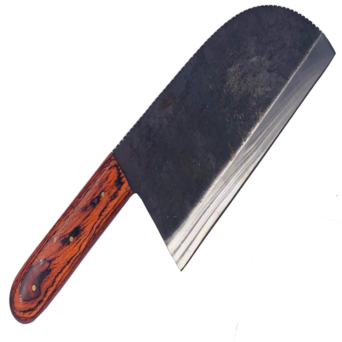 PAL 2000 KNIVES Custom Handmade Carbon Steel Fixed Blade 13 Inch Cleaver Knife - Wood Handle 9842