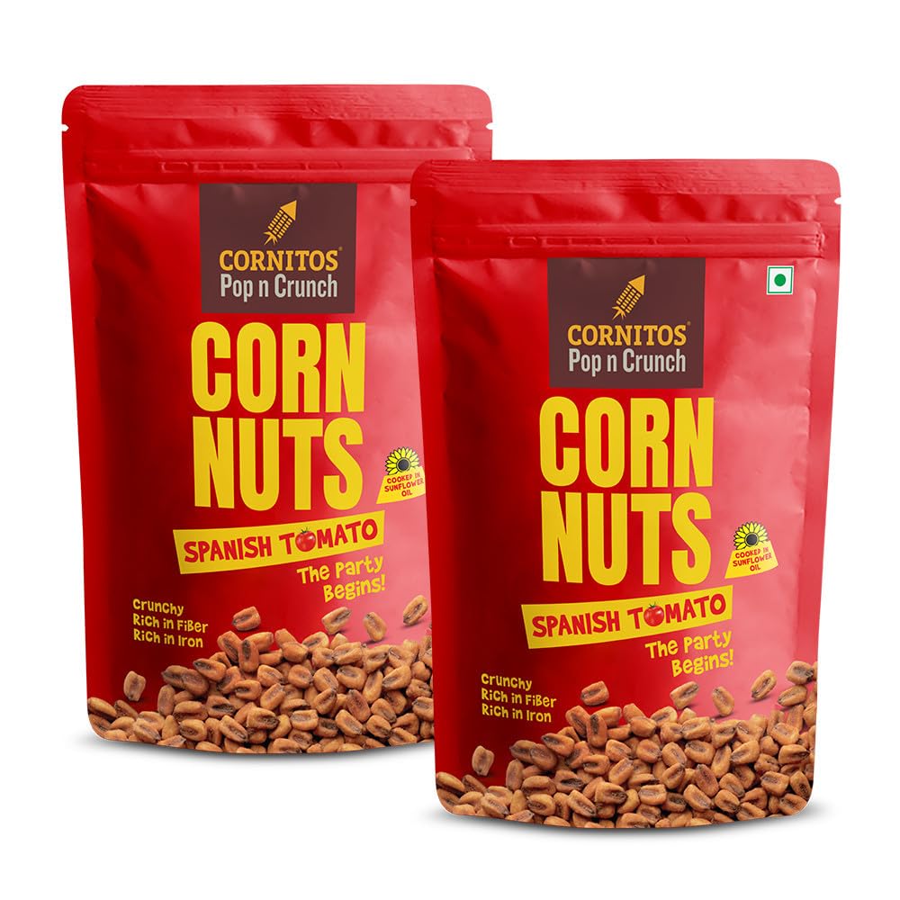 CORNITOS Roasted Corn Nut Spanish Tomato | Pack of 2 (140g Each) (B0CGVDN6W2) Amazon Price History, Amazon Price Tracker