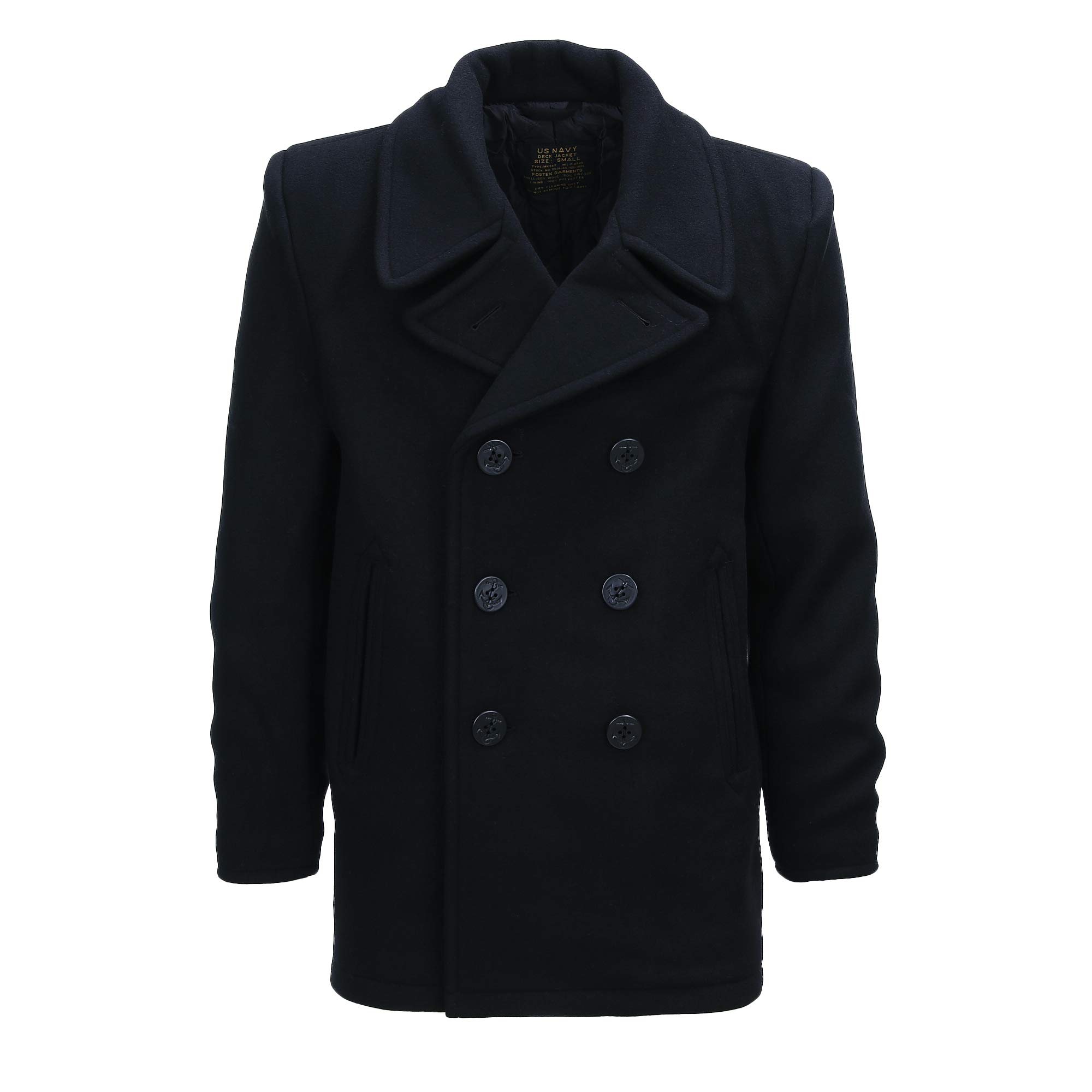 Fostex Garments, Double Breasted US Navy Deck Jacket Pea Coat US