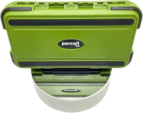 Miniatura 2 de Parcoll - Organizador de pastillas grande  Pastillero para viaje con capacidad de 30 compartimentos  Organizador de pastillas de viaje  Recipientes