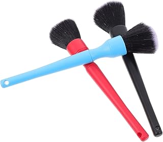 OUNONA 3 Stück Teiliges Auto Detailing Pinselset Weiche Bürsten für Innenraumreinigung Langlebige Groove Cleaning Tools Robust und Formbeständig für Lüftungsschlitze und Schwer