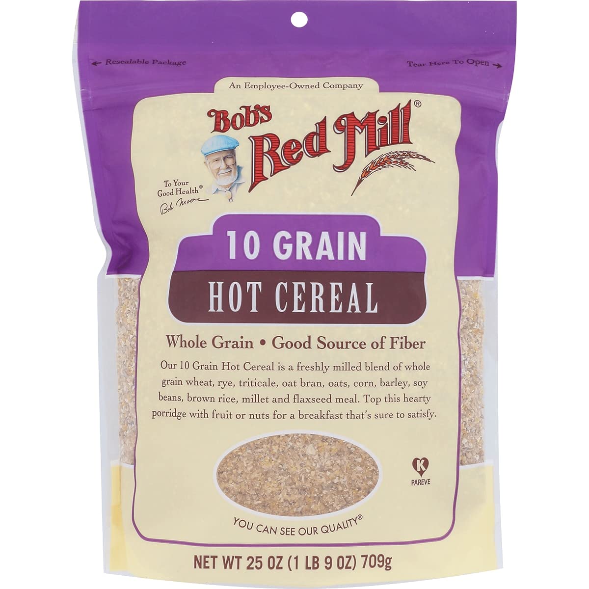 Bob's Red Mill10 Grain Hot Cereal, 25 Oz (2 Packs)