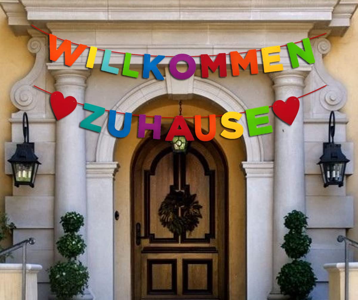 HHERCICIM Hello Spring Banner 2,6 X 1,64 M – Outdoor-Flagge Mit Vögeln & Blumen, Polyester, Wasserfest