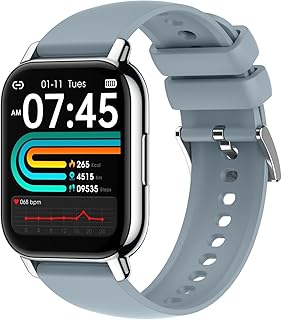 DUOROUPUTAO Smart Watch 2023, Fitness Tracker 1.85" Touch Screen Heart Rate Sleep Monitor, Waterproof Fitness Watch Smartwatch, Pedometer Activity Trackers Smart Watch for Men Women for Android iOS