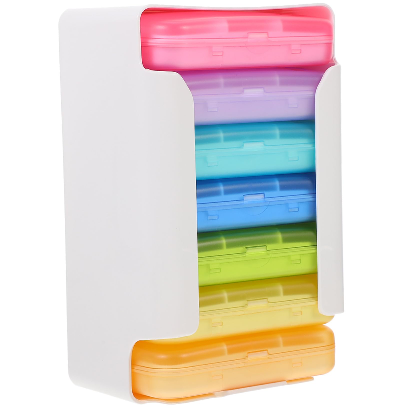Portabler 7-tage Medikamenten Organizer aus Abs und Pp mit Deckel