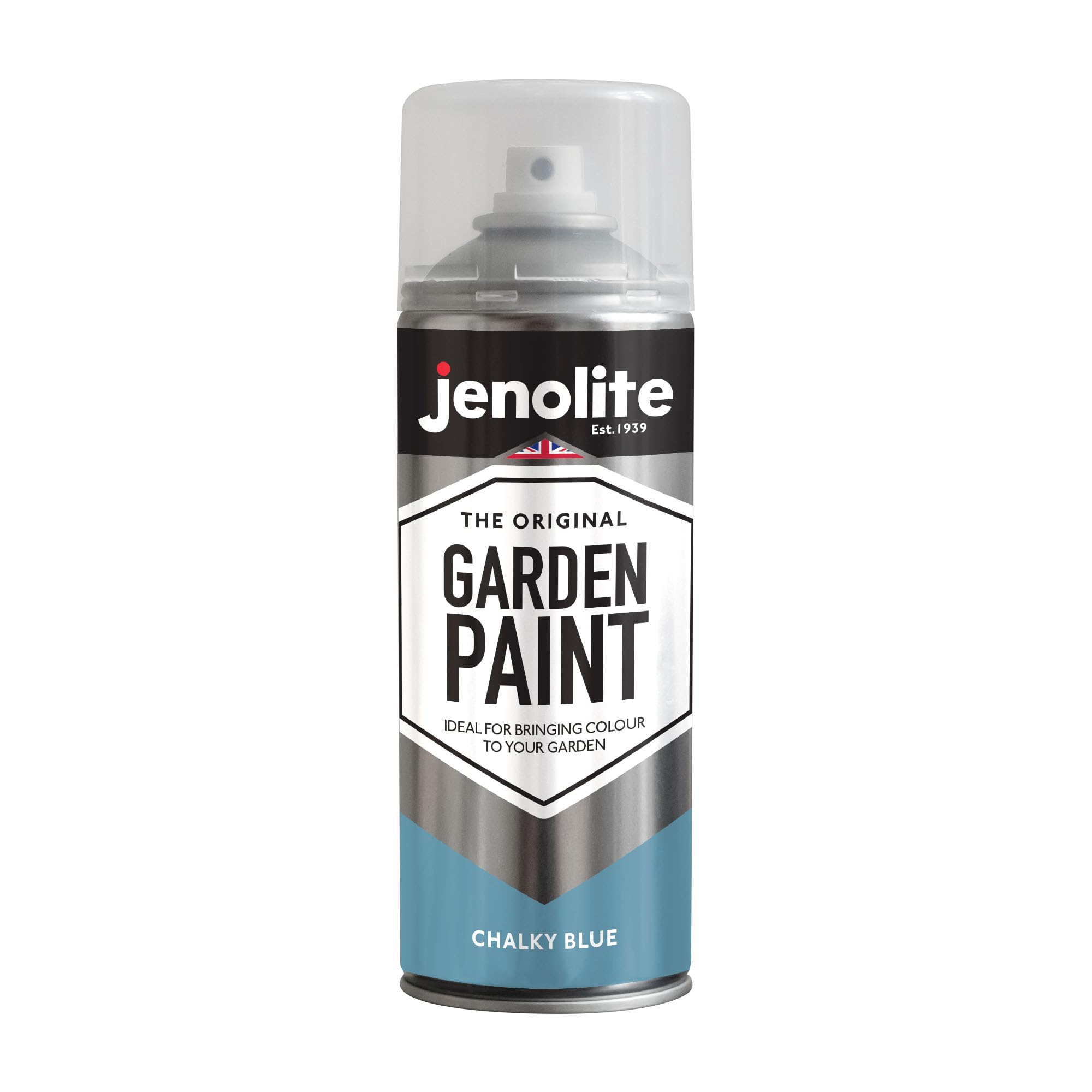 JENOLITE Vernice Spray Gessosa Blu Per Mobili Da Giardino - 400ml, Multisuperficie, Resistente UV, Pantone 644U