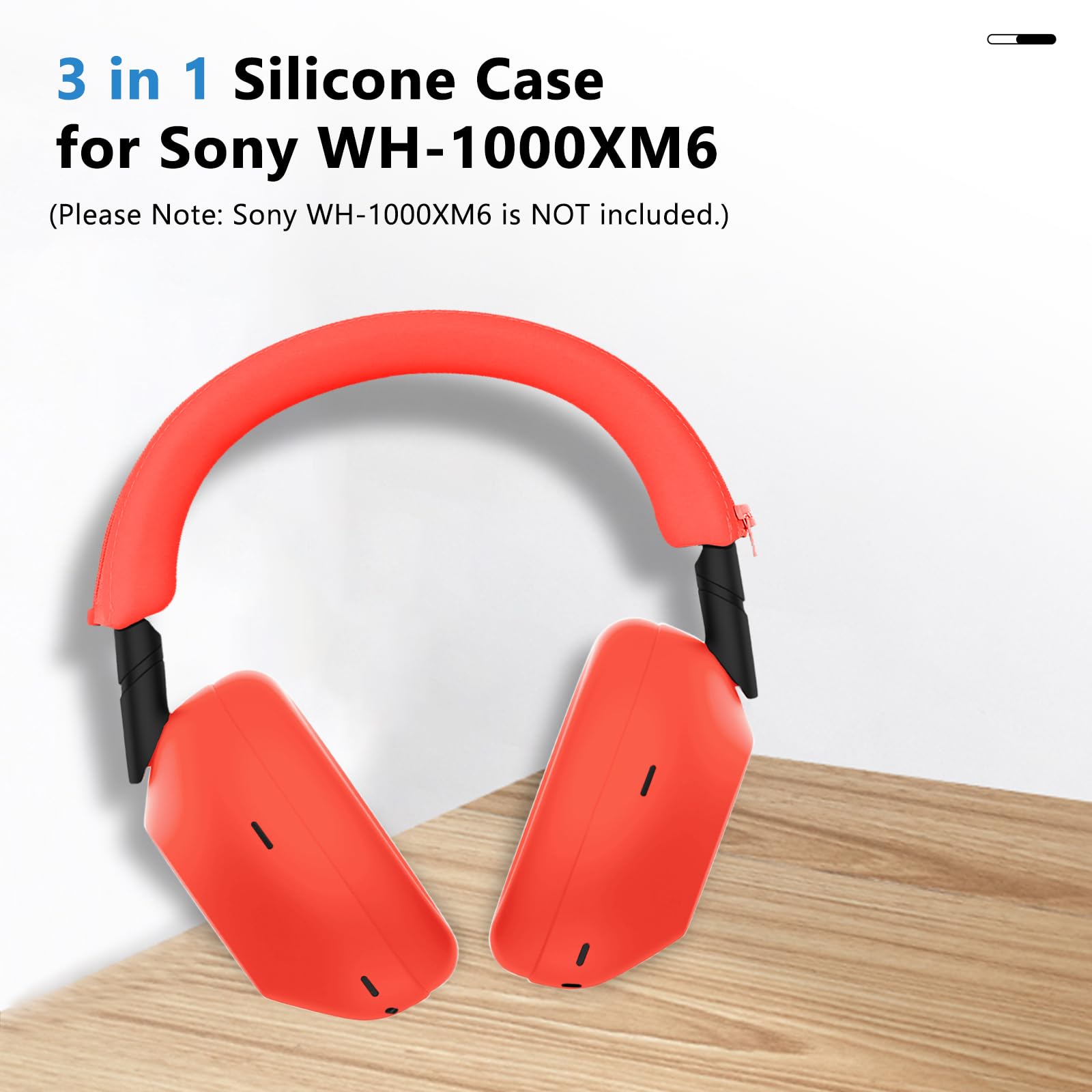 Amazon | Sony WH-1000XM6ヘッドフォン用ソフトシリコンケースカバー