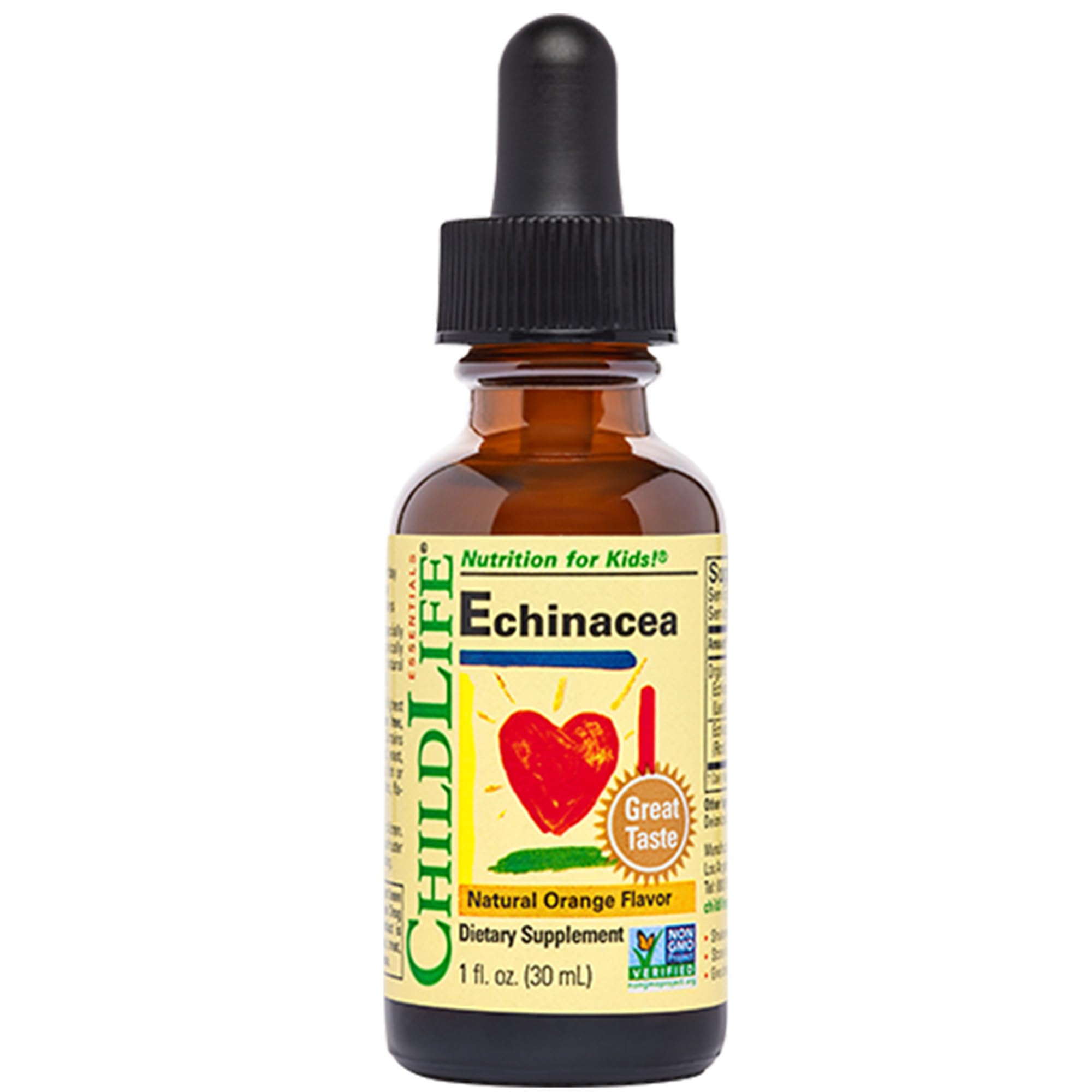 ChildLife Essentials, Echinacea, 30ml, 15mg Echinacea je Dosis, Geschmacksneutral, Vegan, Glutenfrei, Sojafrei, GMO frei