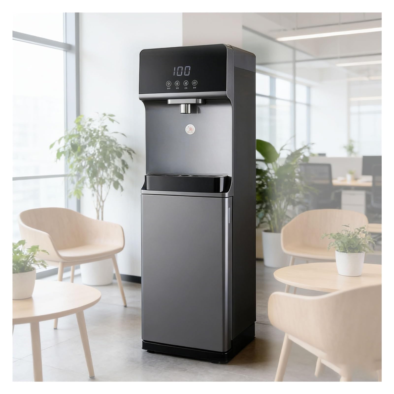 Erogatore Acqua, Erogatore D'Acqua Autonomo Dispenser Acqua Caricamento Dal Basso Distributore Refrigeratori D'acqua Calda/fredda Per Casa, Ufficio E Bar, Pratico Per Dormitori