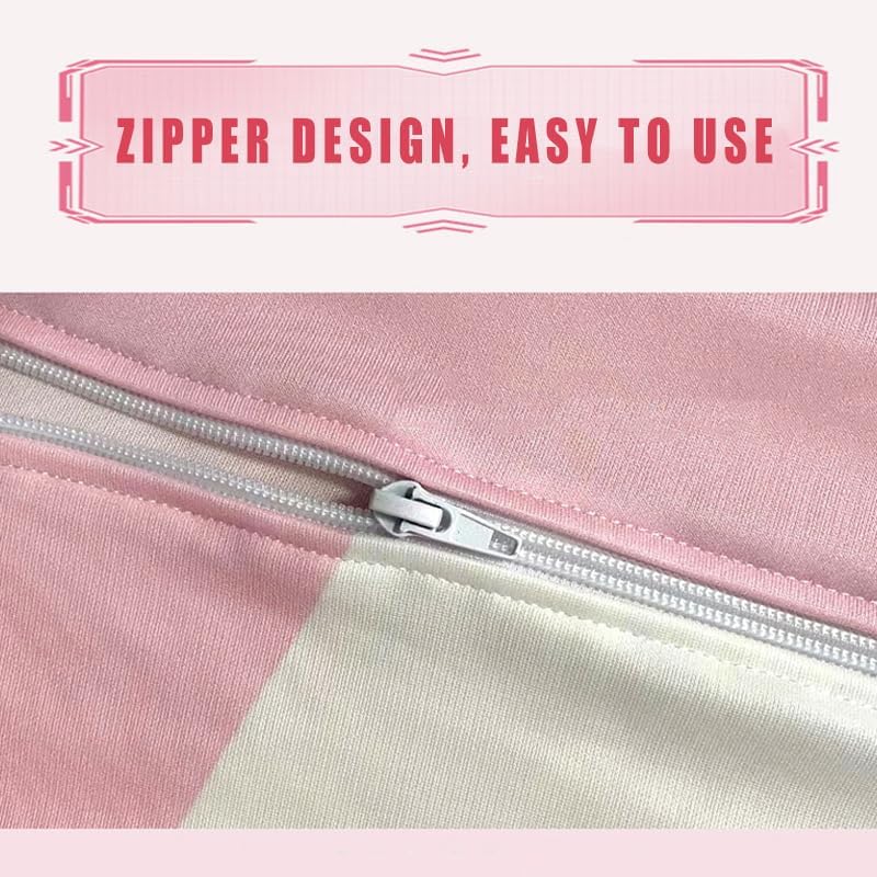 Miniatura 5 de Sweisua - Fundas rosas para silla de juego, funda para brazos adjunta, protector de asiento para silla de juegos de niñas