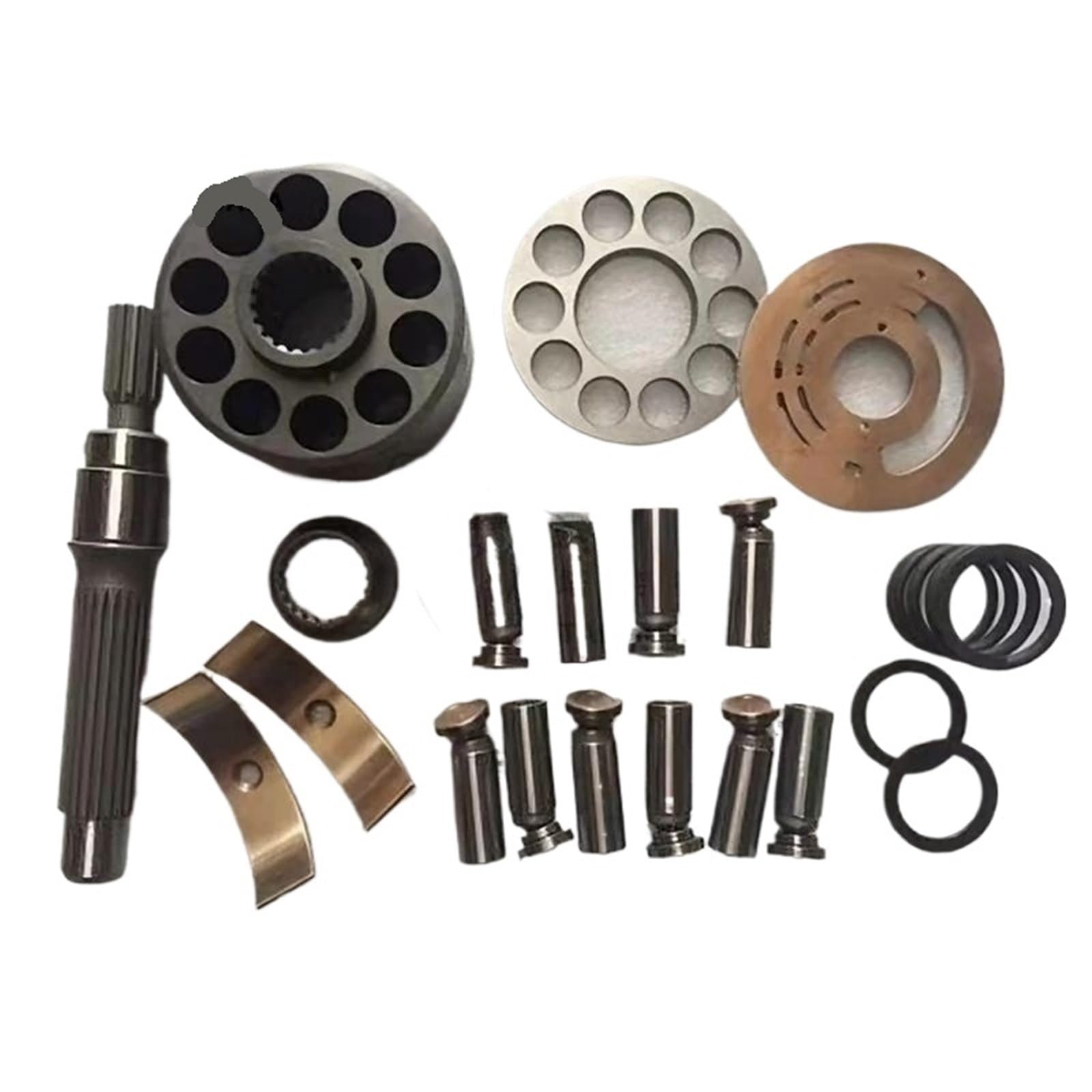 Wattsbvd Cylinder Block 1Pcs For Excavator Psvd2-13E Psvd2-16E Psvd2-17E Psvd2-19E Psvd2-21E Psvd2-26E Hydraulic Main Pump Spare Parts Repair Kit(Cylinder Block)