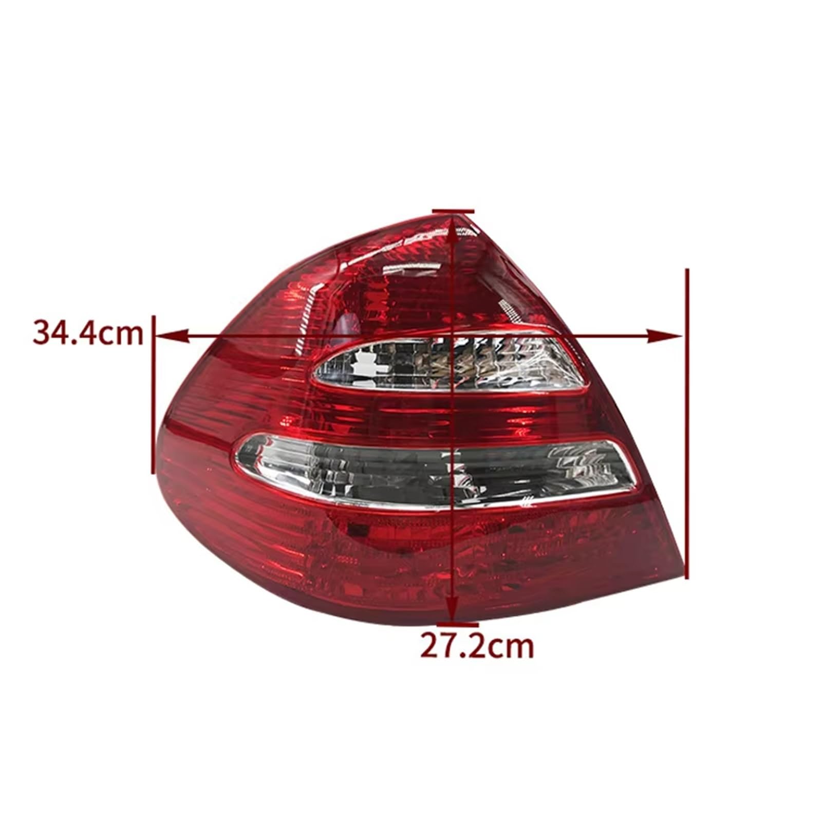 Piloto Trasero Para Mercedes Para Benz W211 E200 E220 E240 E280 2002 2003-2006 Luz Trasera De Freno Con Conjunto Parachoques LED Faro Trasero(Without LED Left)
