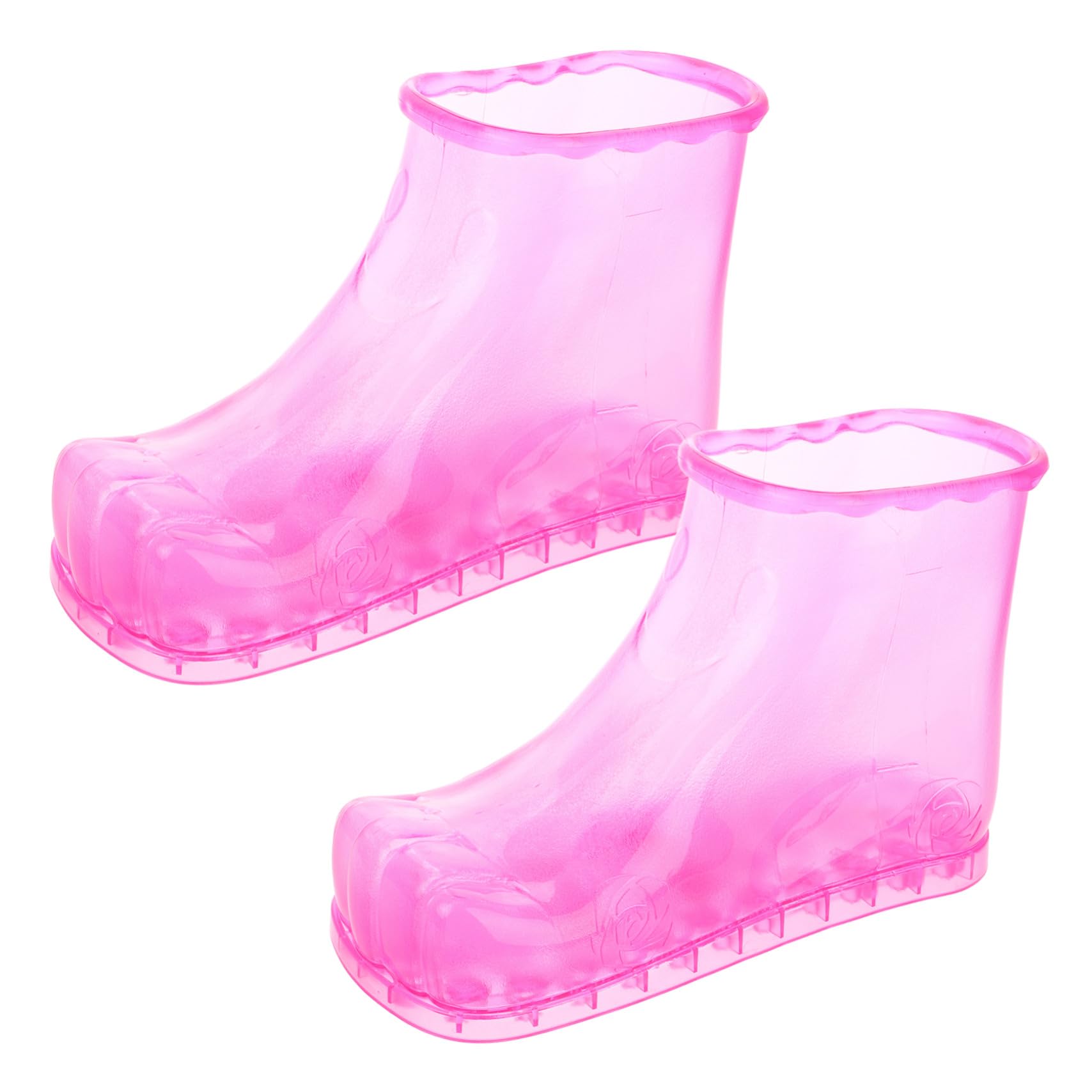 Różowe Do Moczenia Stóp z Wysoką Cholewką Plastikowa Wanna Do Pedicure dla Całej Rodziny