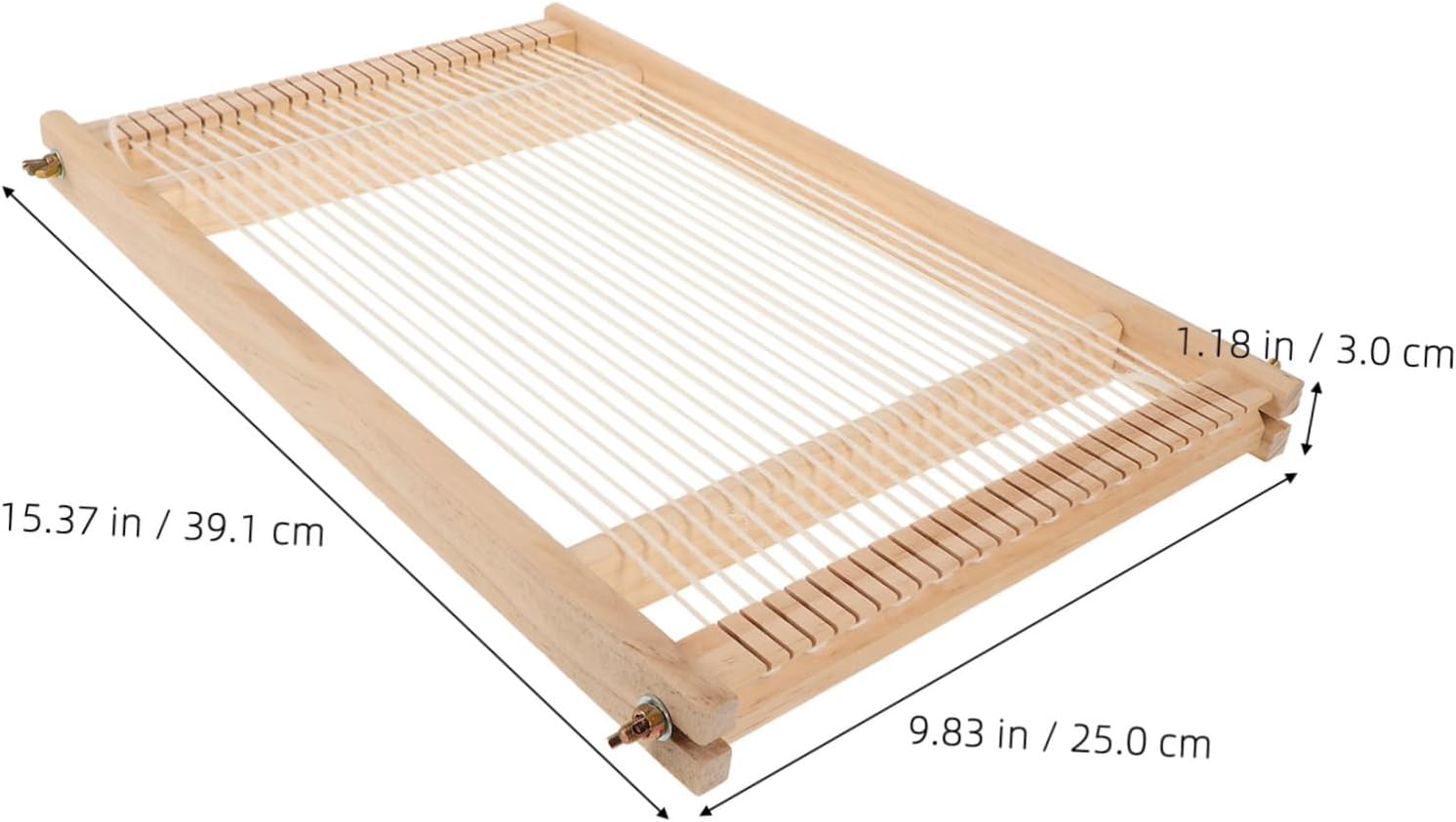 DIYEAH Fashion Wooden Loom DIY Weaving Tool Handmade Tapestry Loom Comb Beginner-Friendly