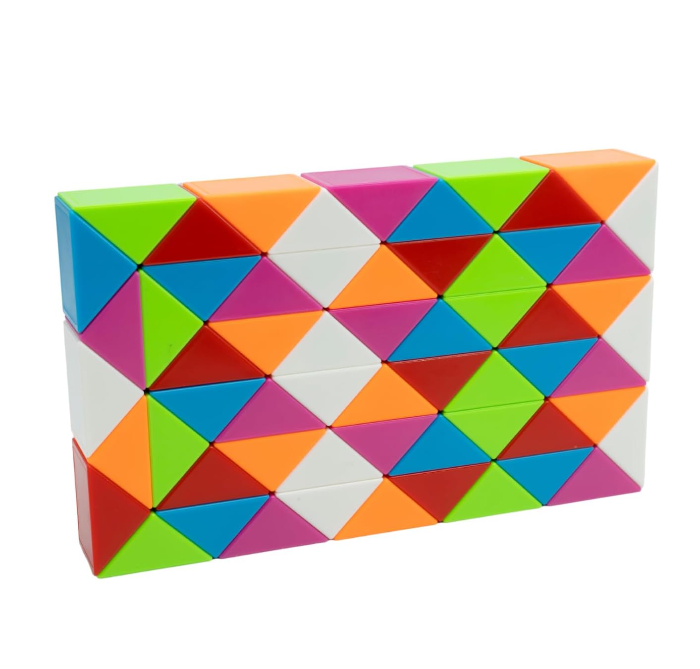 QY Toys 60 Blocks Magic Snake Cube – Multicolour Twist Puzzle Toy for Kids & Adults | Shape-Shifting Brain Teaser for Creativity, Learning & Stress Relief