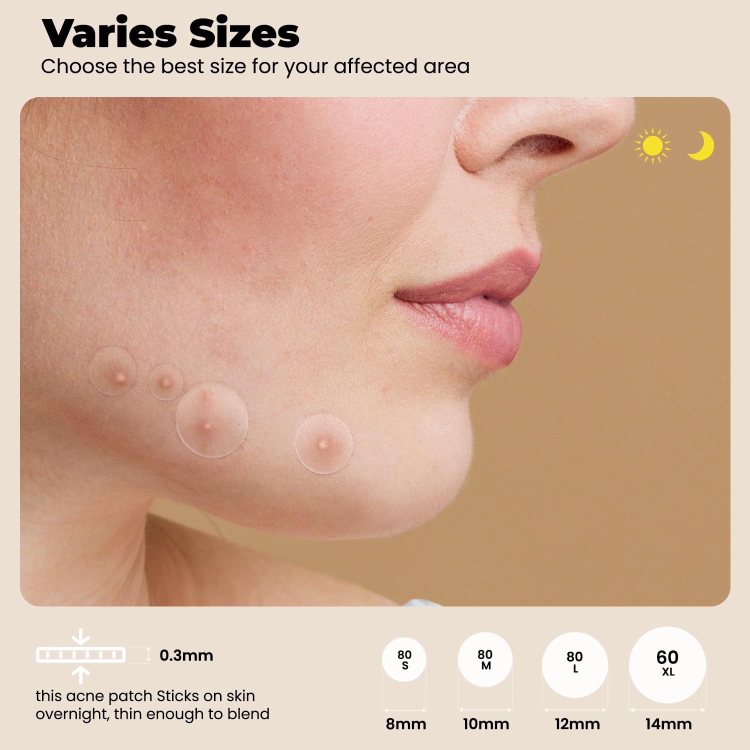 ROSELYNBOUTIQUE Pimple Patches, Hydrocolloid Spot Patches for Blemishes, 300 Clear Dots, Vegan & Cruelty-Free - Image 2