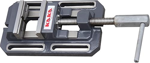 Miniatura 10 de KAKA INDUSTRIAL TSL-200, tornillo de prensa de taladro de 8 pulgadas, tornillo de prensa de taladro de fresado de metal de perfil bajo