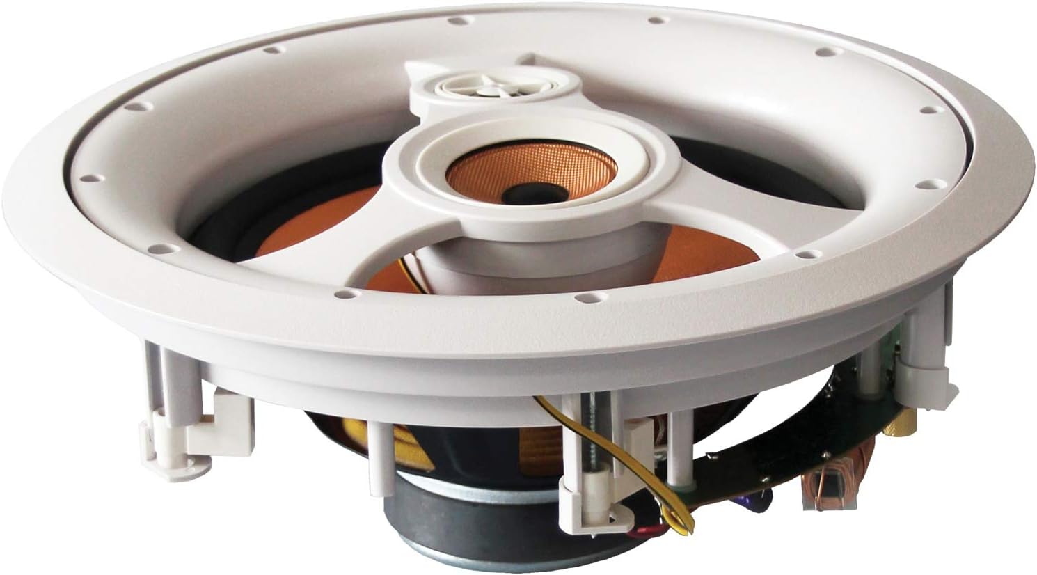 Blасk Frіdау - 70% оƒƒ 250W 3-Way 10” in-Ceiling Speaker with Pivoting Tweeter and Midrange, Metal and Cloth Grills