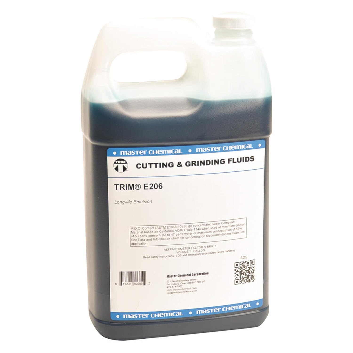 TRIM Cutting & Grinding Fluids E206N/1 Long Life Emulsion, 1 gal Jug