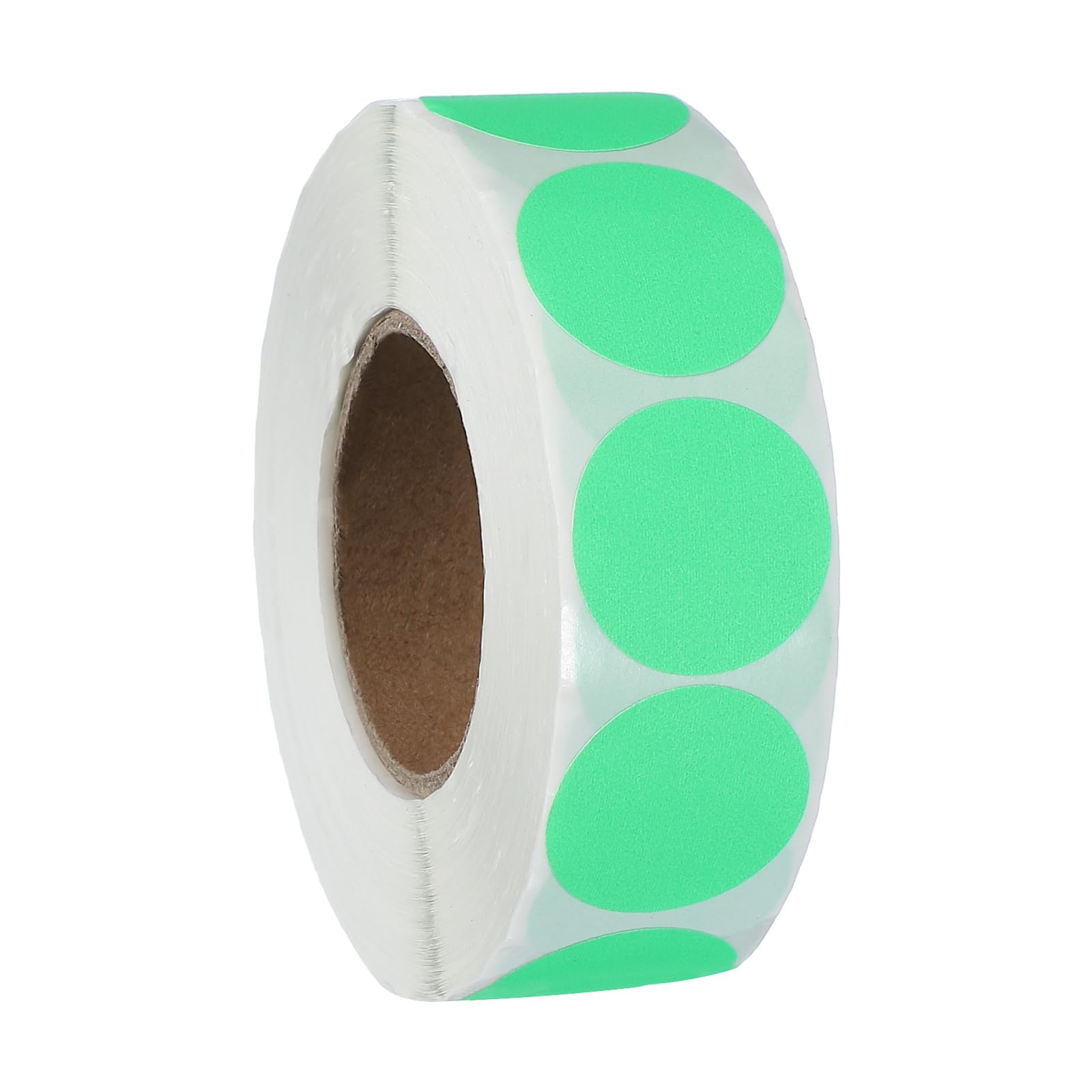 PATIKIL Colored Dot Stickers 1" / 25mm, 1000 Pcs Color Coding Labels Blank Circle Stickers Adhesive Round Price Stickers for Inventory Office Garage Classroom, Fluorescent Green