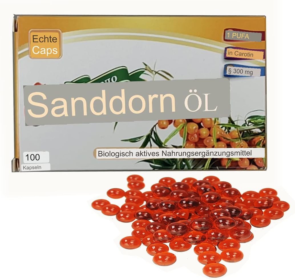unkuri Sea Buckthorn Oil 100 Capsule Sea Buckthorn Oil