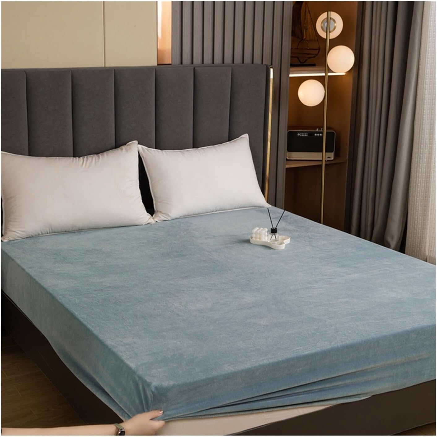 Drap-housse velours de lait : fini les draps froids qui glissent