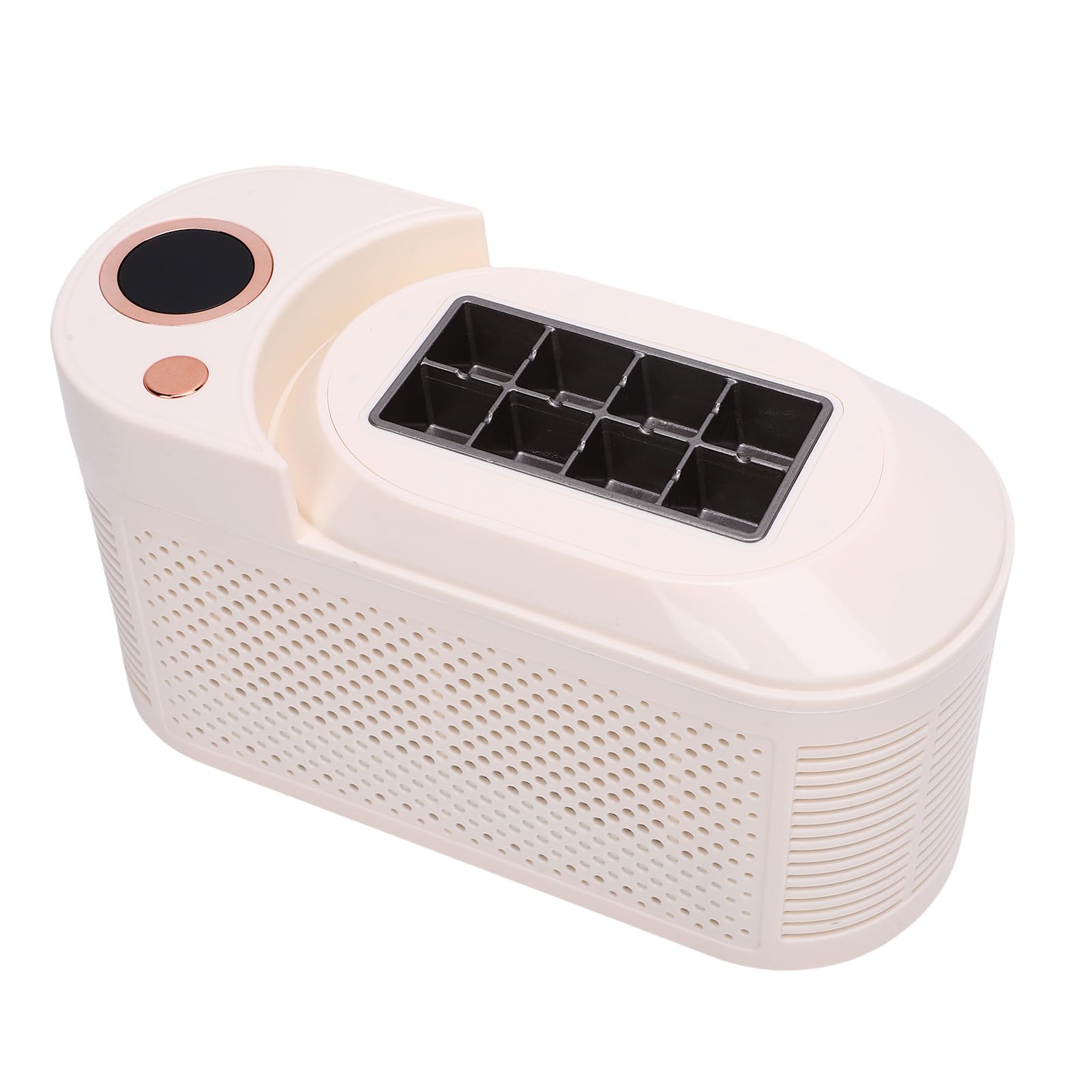 Fabricante de Hielo de la Encimera, 120W 8 Cubos en 10-15 Minutos de Escritorio Portátil Compact Ice Maker Machine, Máquina Automática de Fabricación de Hielo (Enchufe de la UE)