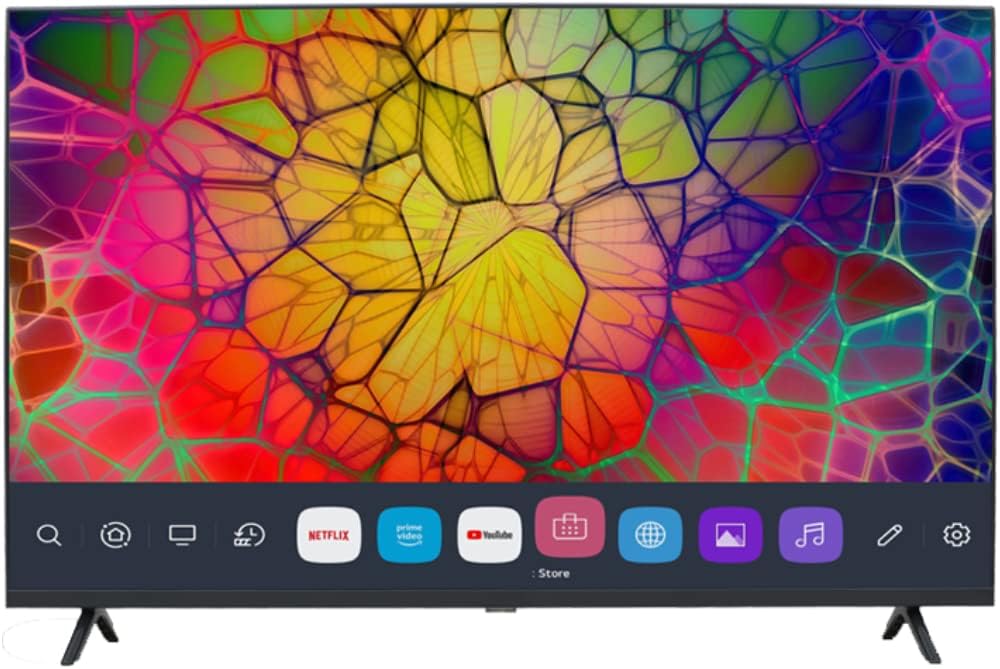 AKAI 140 cm (55) Frameless 4K Ultra HD Smart LED TV AL55U-FX1WS (Black) | Powered by WebOS