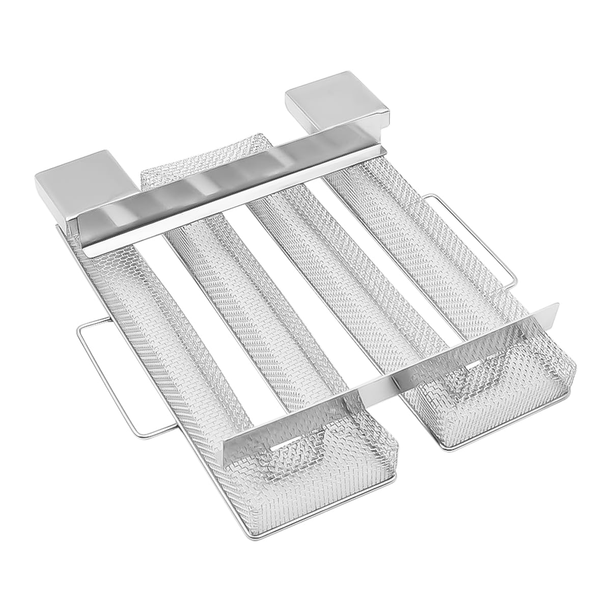 Generatore di Fumo Freddo a Forma di M con Maniglia Fino a 12 Ore, generatore di Fumo Freddo in Acciaio Inossidabile per Griglie, Barbecue, Forno per affumicatura Alimentare