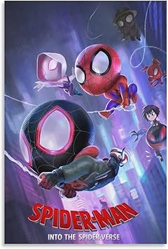 Amazon 可愛い スパイダーマン ポスター キャンバスポスター寝室の装飾スポーツ風景オフィスルームの装飾ギフト キャンバスポスター壁アートの装飾リビングルームの寝室の装飾のための絵画の印刷 x30inch 50x75cm ウォールステッカー オンライン通販