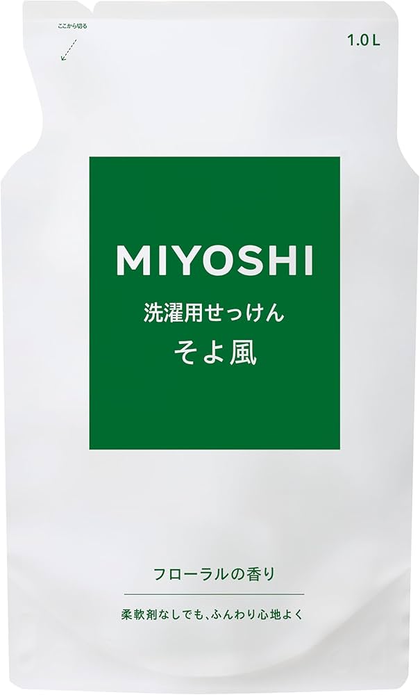 Amazon | 液体せっけんそよ風 リフィル 1000ml | MIYOSHI | 液体洗剤