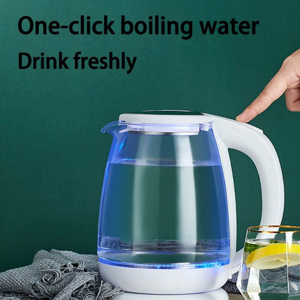 Kettle, 1.8L Glass Electric Kettle, Temperature Control, Led Light, Auto Off, Bpa Free, For Coffee, Tea, Espresso