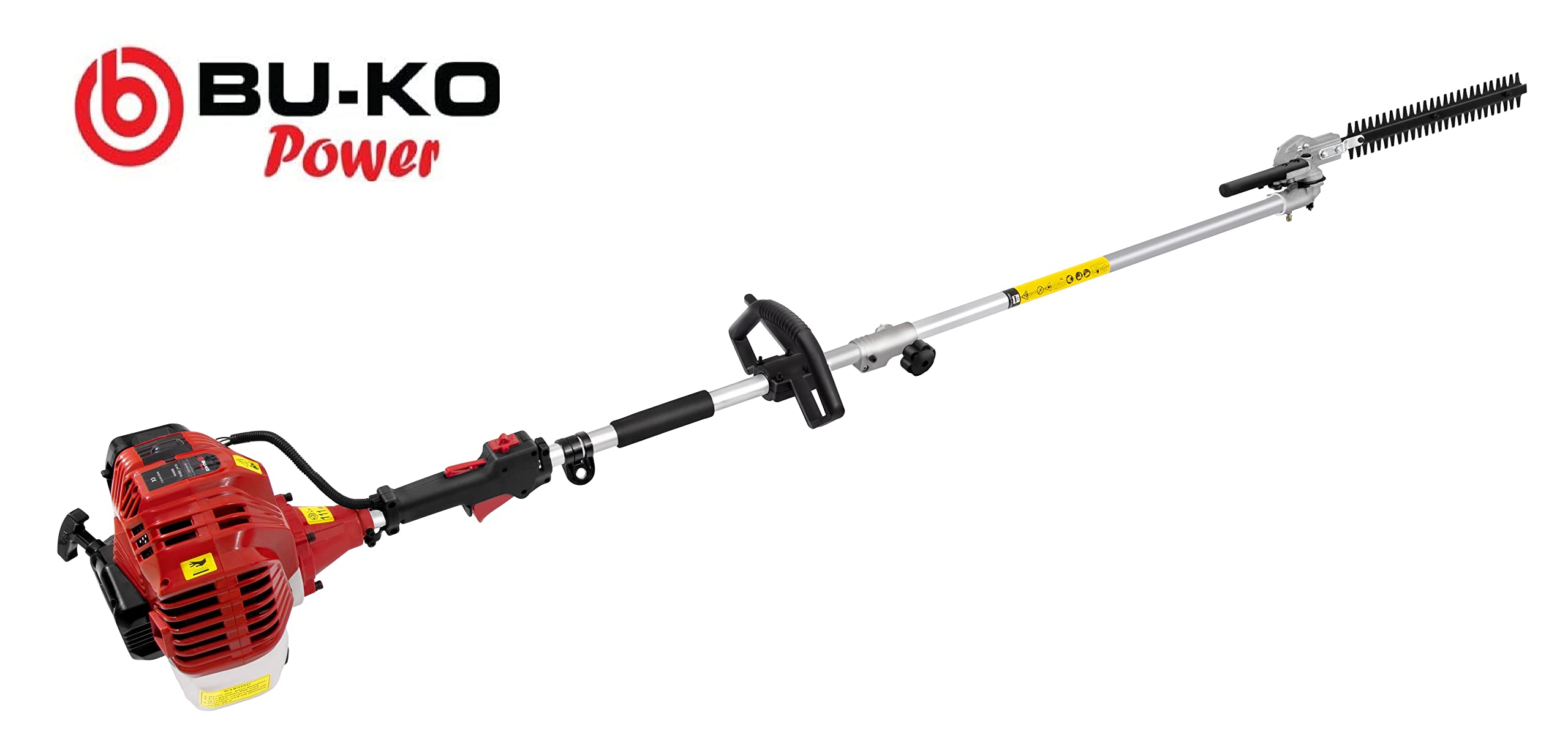 BUKO 52cc Long Reach Petrol Multi Functional Garden Tool Including