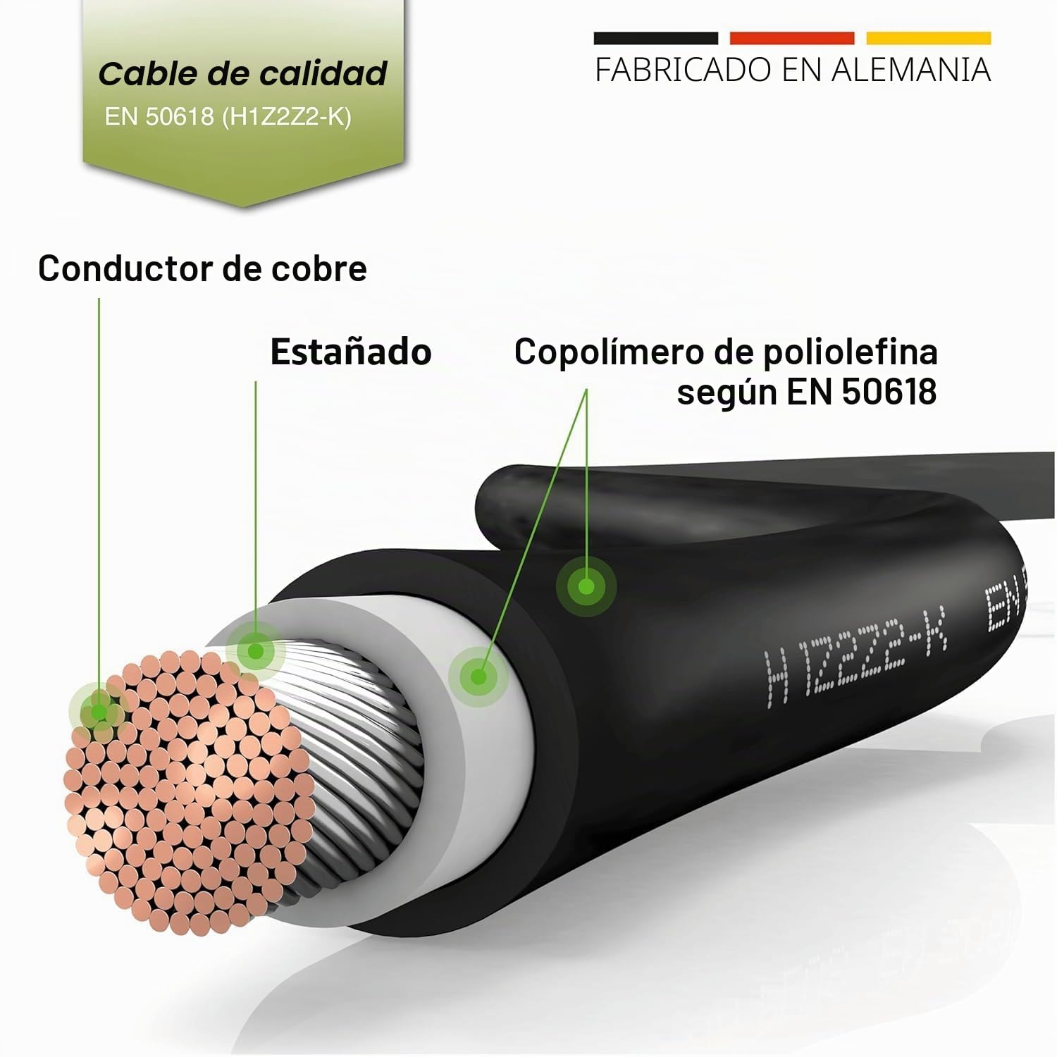 SOLARTRONICS Cable alargador de 4 mm², Incluye Enchufe Solar, 2 x 20 m, Certificado, Cable Solar en Ambos Lados, Color Rojo/Negro, Cable fotovoltaico con Enchufe, Cable Solar, Fabricado en