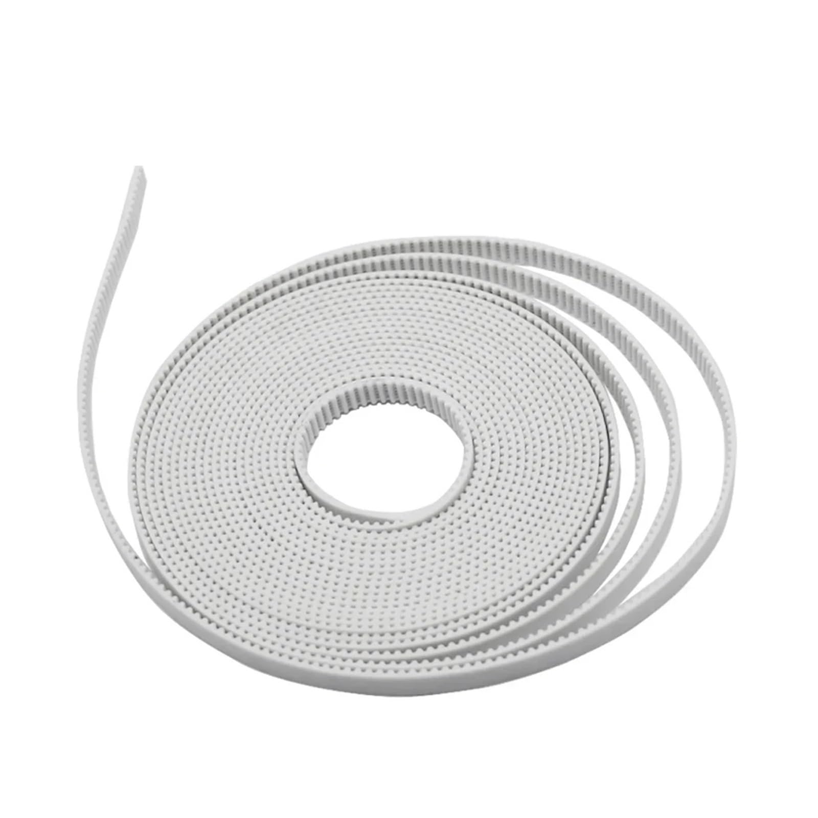 2GT Offener Zahnriemen, Breite 6 mm, staubdicht, Gummi und PU-Stahldraht, Synchronzahnriemen, Zahnriemen, Gt2, 3D-Druckerteile(Black PU Steel Wire,(GT2-6mm)-5Meters)