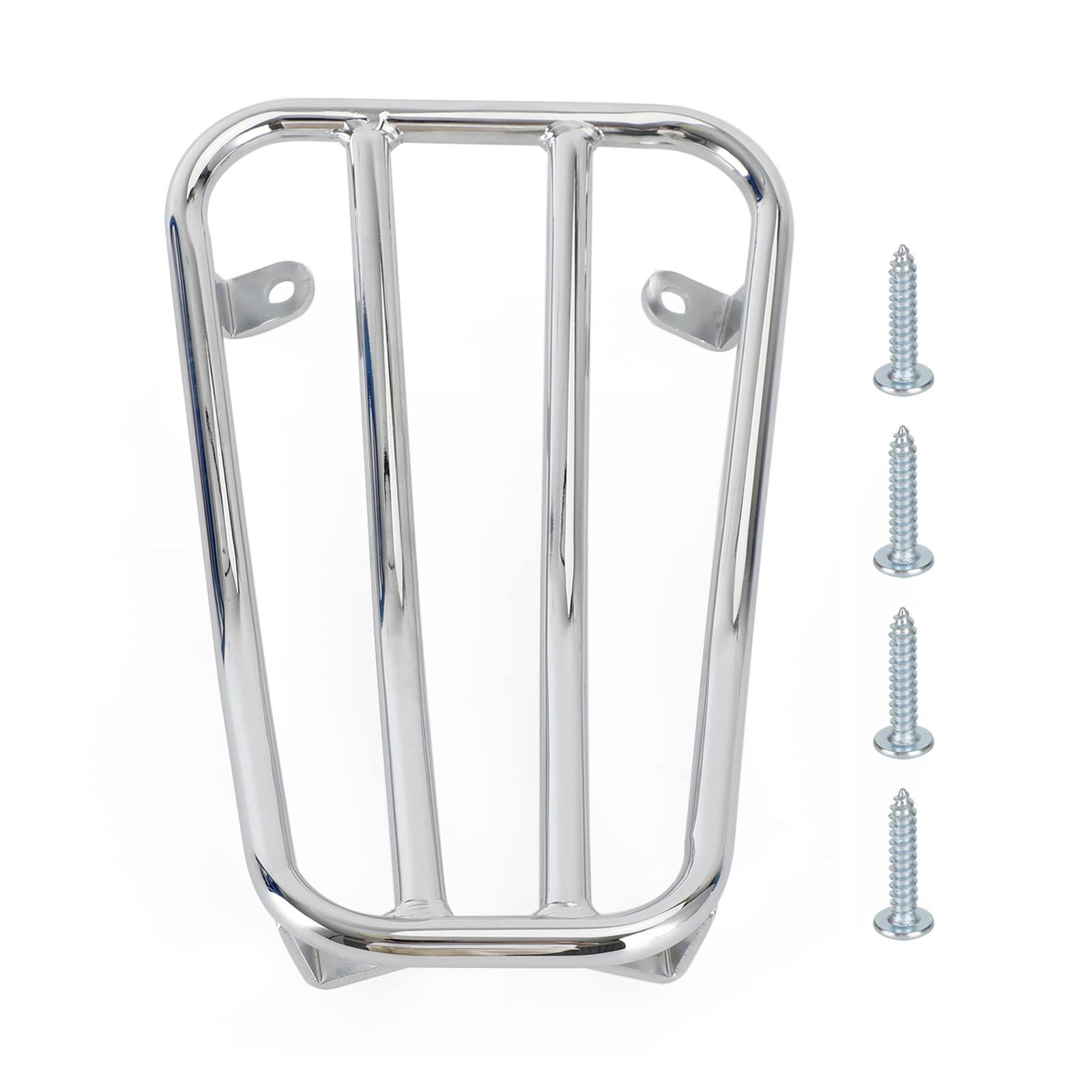 Topteng Floor Board Rack Carrier Mount Chrome fit für Vespa Primavera Sprint 50 125 150