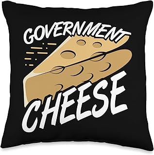 Government Cheese Throw Pillow